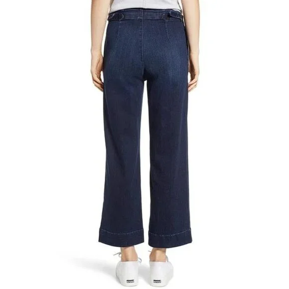 MOTHER Women's The Zipper Cinch Greaser High Waist Crop Wide Leg Jeans S… - Picture 3 of 13